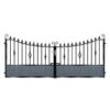 Williams Short Aluminium Driveway Gate - 7016 Anthracite Grey_c