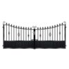 Williams Short Aluminium Driveway Gate - Black_c
