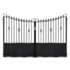 Williams Tall Aluminium Driveway Gate - Black_c