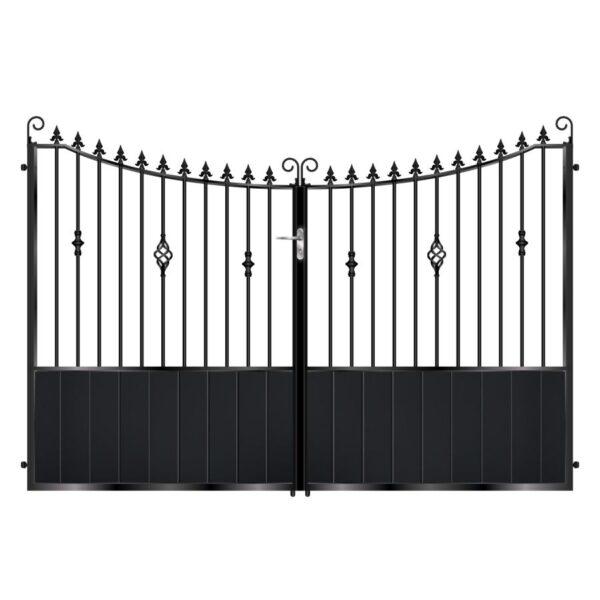 Williams Tall Aluminium Driveway Gate - Black_c