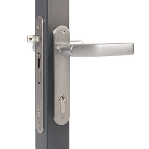 Silver Locinox Lock & Handle