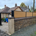 Next Gen. Composite Fencing Golder Oak (5) Next Gen. Composite Fencing Golder Oak (5)